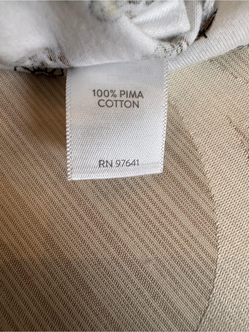 Pure Jill Scoop-Neck Tee with Tan Floral Print - Picture 9 of 11